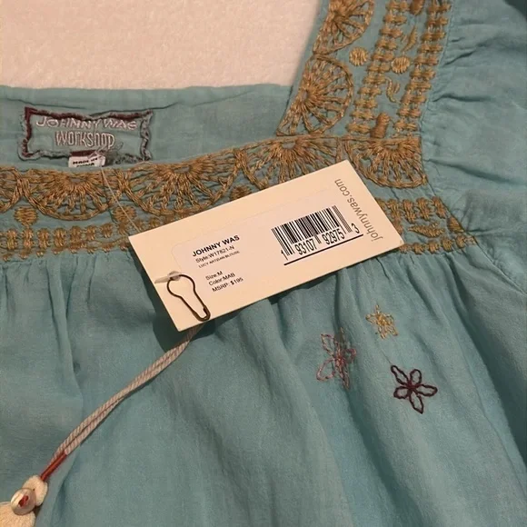 Johnny Was heavily embroidered “Lucy” artesian blouse NWT - Picture 16 of 16